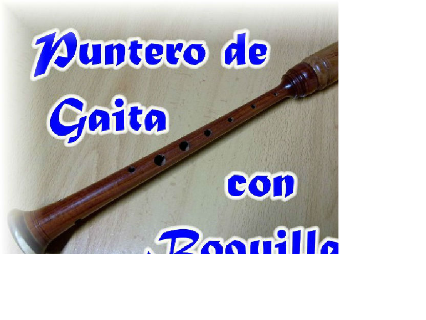Puntero con Boquilla para Gaita