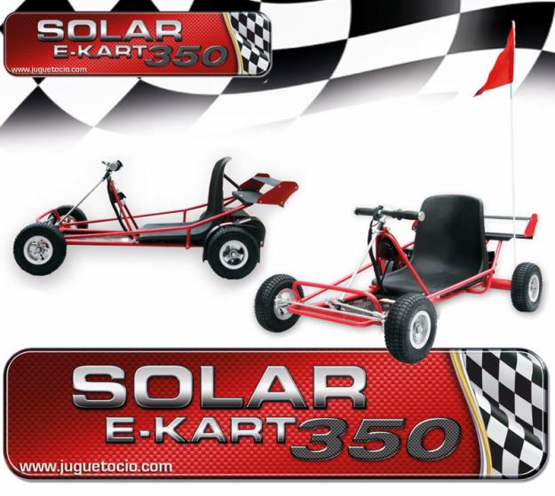 E-KART SOLAR 350W JUGUETOCIO | GO KART | karting