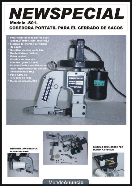MAQUINA DE CERRAR SACOS NUEVA
