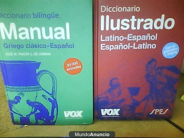 Diccionarios griego y latín VOX