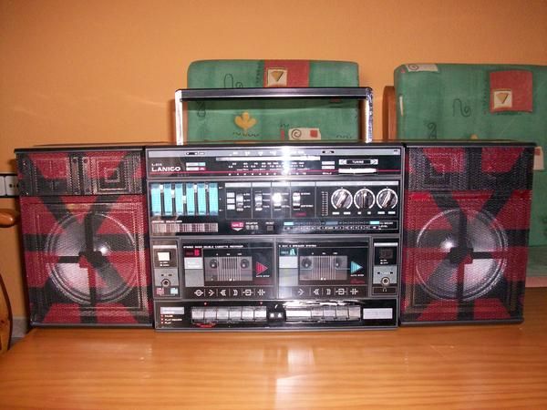 lote de 2 radiocassettes vintage 80s