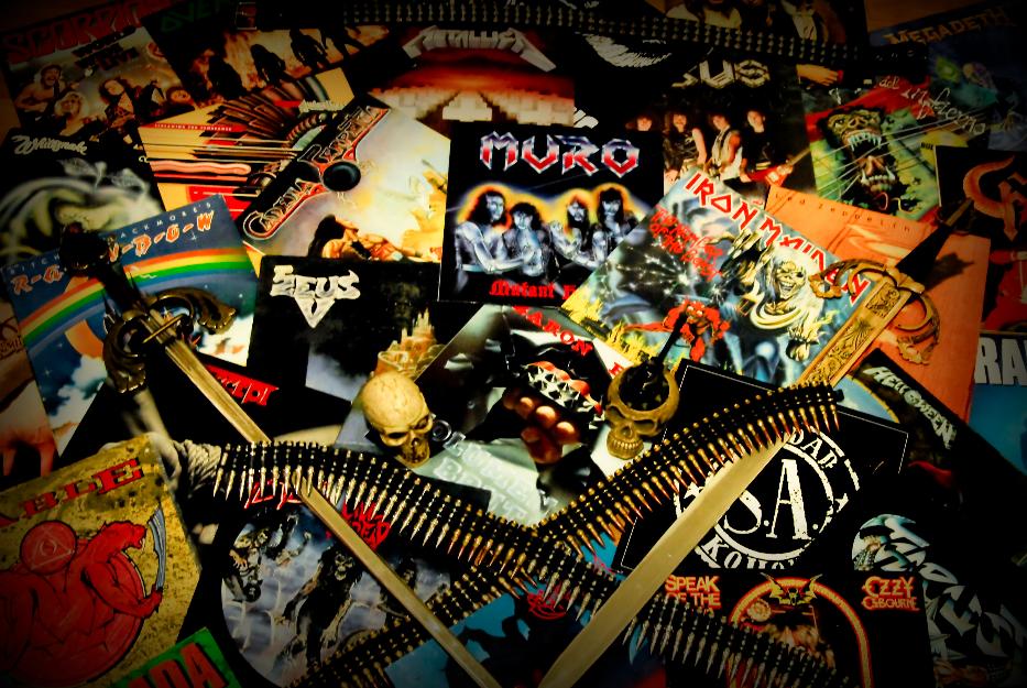 Se venden vinilos de heavy metal