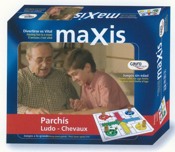 Parchís Maxi para mayores todasjuntas
