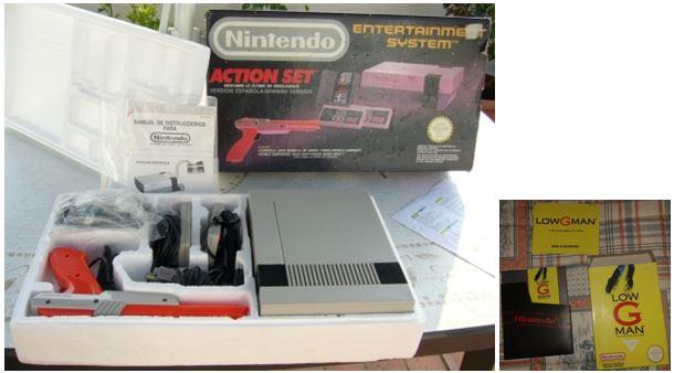 Nintendo n.e.s action set original completa ( caja e instrucciones )