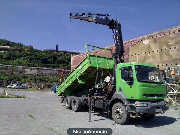 RENAULT KERAX - GRUA Y BASCULANTE