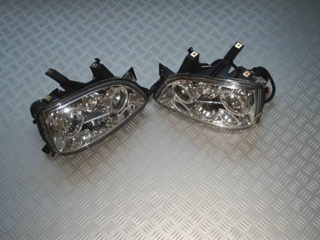 Faros Angel Eyes Renault Clio 1 del 96 al 98 cromados nuevos y homologados