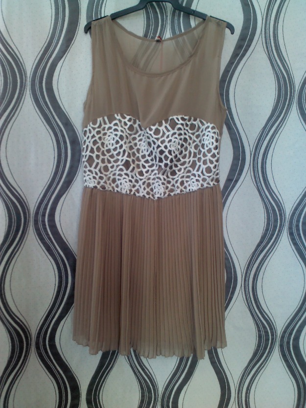 Vestido camel talla 40/42