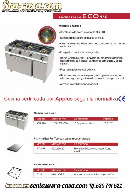 Maquinaria de hosteleria cocina sra-casa.com