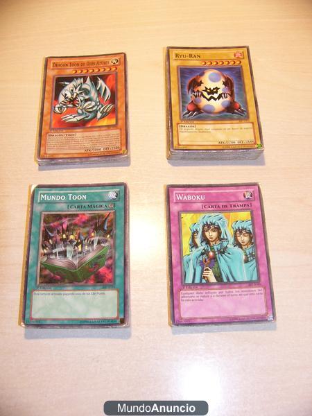 Vendo 100 cartas Yu-Gi-Oh de la 1ª Edicion