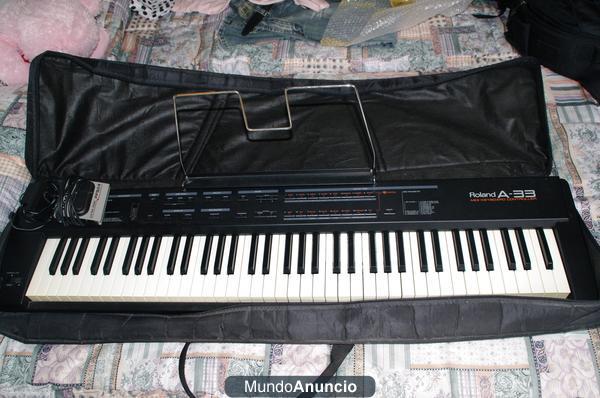 Vendo Teclado Controlador Roland A33 + Kurzweil MicroPiano todo 350€