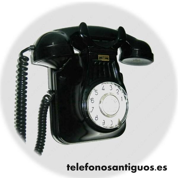 TELEFONO ANTIGUO ESPAÑOL DE PARED AÑOS 50