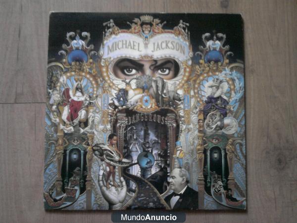 DISCO VINILO DOBLE DANGEROUS MICHAEL JACKSON