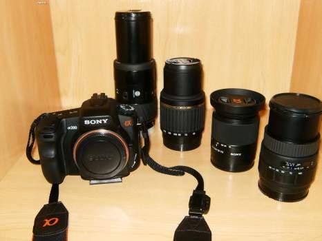 SONY Alfa DSLR 200+ 4 objetivos