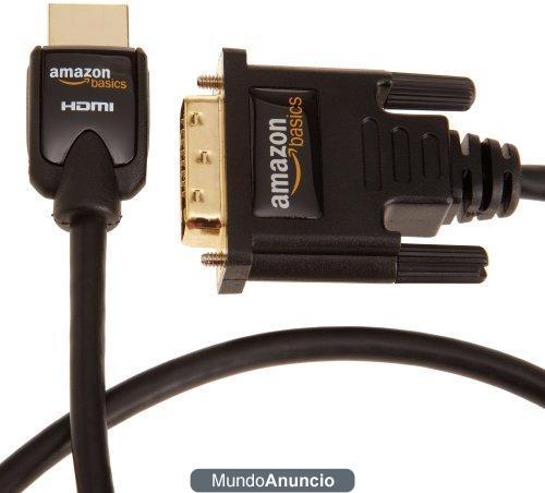 AmazonBasics SK231 - Cable adaptador de HDMI a DVI, 3 m