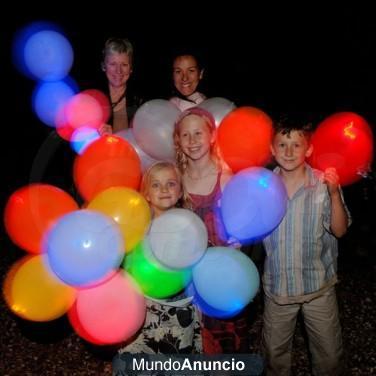 Globos luminosos con LED (pack15 uds) - MODELO ENCENDIDO/APAGADO