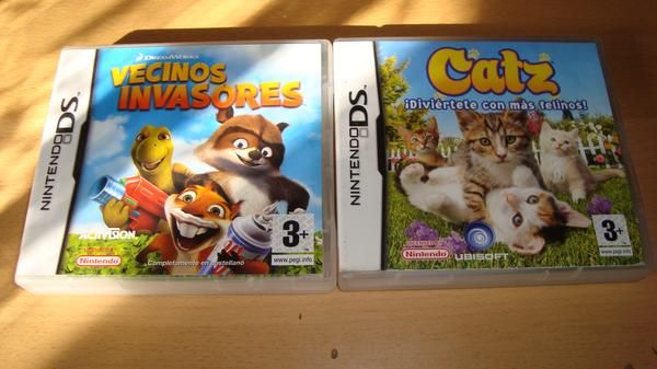 vendo 2 juegos de nitendo DS