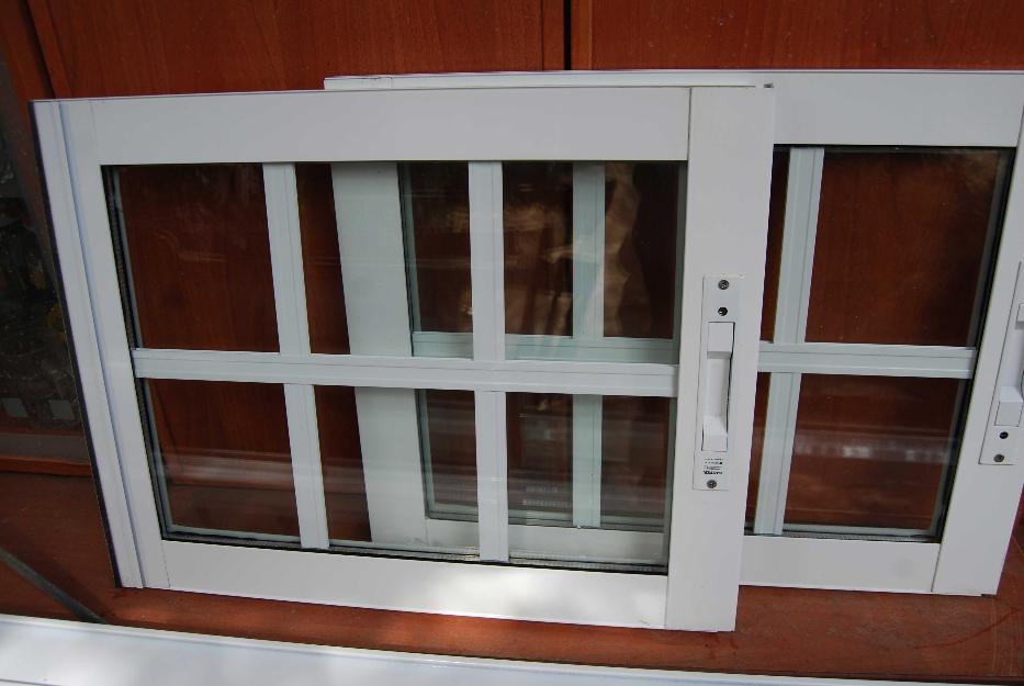 Ventanas correderas aluminio blanco tipo CLIMALIT