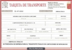 TARJETAS DE TRANSPORTE DE SERVICIO PUBLICO PESADO DEL AÑO 77 Y 99 PARA AUTONOMO. - mejor precio | unprecio.es