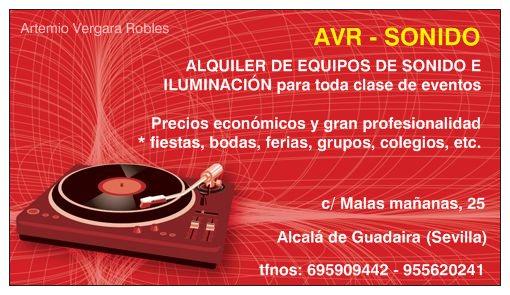 Alquiler economico de Equipos de Sonido e iluminación