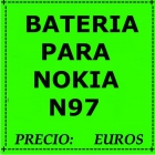 BATERIA PARA NOKIA N97 - mejor precio | unprecio.es
