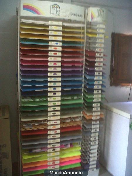Vendo expositor con Cartulinas