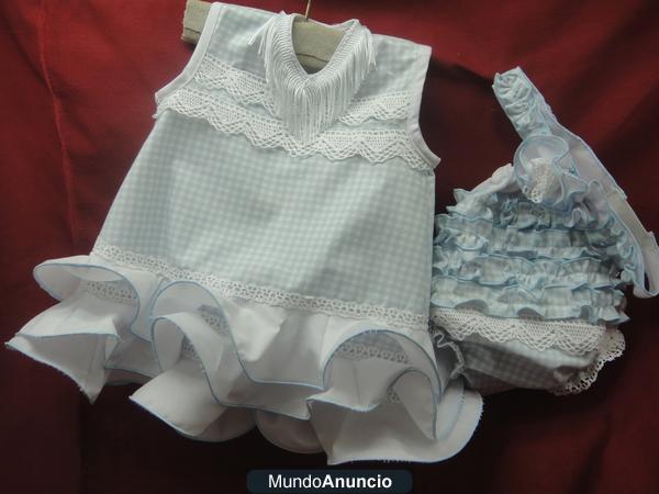 TRAJE DE FLAMENCA DE BEBÉ.