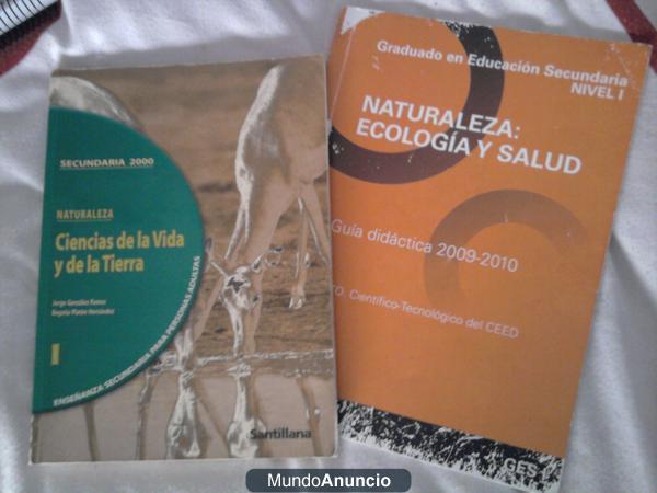 Libro Naturales GES I (3ºeso) + Guía ceed (soluciones de ejercicios)