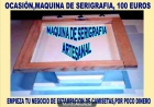 Maquina de Serigrafia,por solo 100 euros - mejor precio | unprecio.es