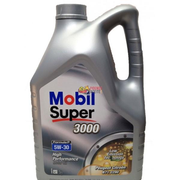 Aceite Mobil Super 3000 Formula P 5W30, 5 Litros