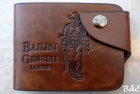 Cartera/billetera  en piel color maron marca bailini - mejor precio | unprecio.es