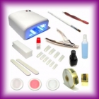 Kit French manicura Gel UV para poner uñas con metodo - mejor precio | unprecio.es