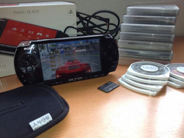 Psp-3004 con 5 juegos y accesorios