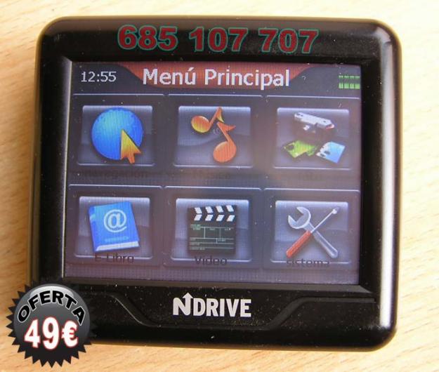 NDrive G200 navegador GPS tactil para coche solución de navegación