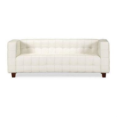 Sillon de diseño mod: Kuwait en piel blanca. 1090€