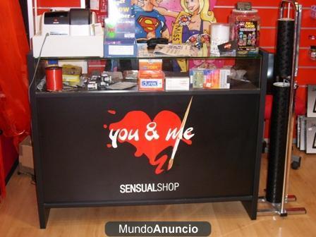 Muebles para tiendas y comercios, color negro