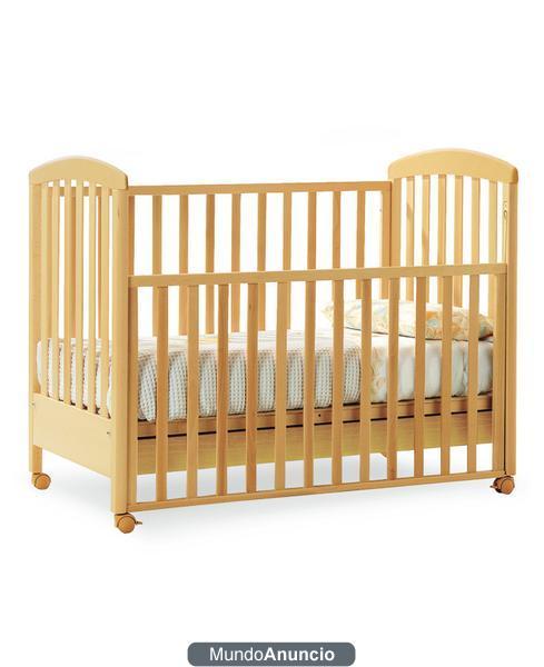 Cuna madera natural
