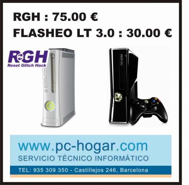 Instalación rgh xbox 360  barcelona