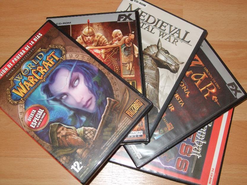 5 juegos cd-rom para pc