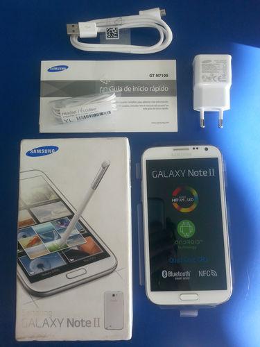 samsung galaxy note ii blanco libre como nuevo (2 semanas)