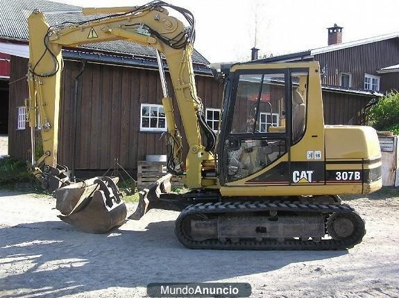 Tractor Agrícola Cat 307B .pussesk 2000