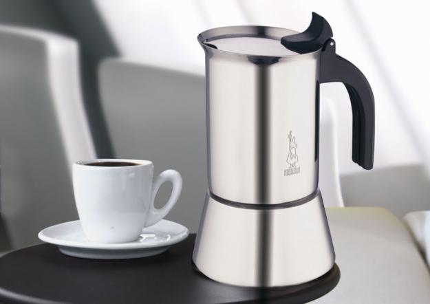 Menaje profesional de hostelería: Cafetera acero inox 10 tazas Venus de Bialetti