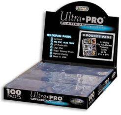 MTG - 100 x PLATINUM Ultra-Pro 9er Bolsillos MAGIC THE GATHERING