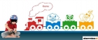 Tren Zoo 3A Vinilo decorativo infantil - mejor precio | unprecio.es