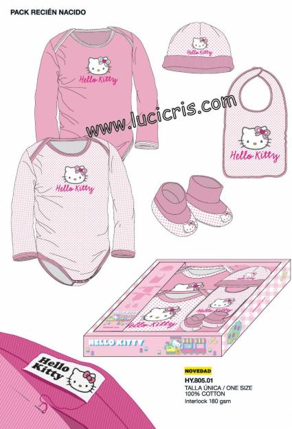 Pack Recien Nacida HELLO KITTY