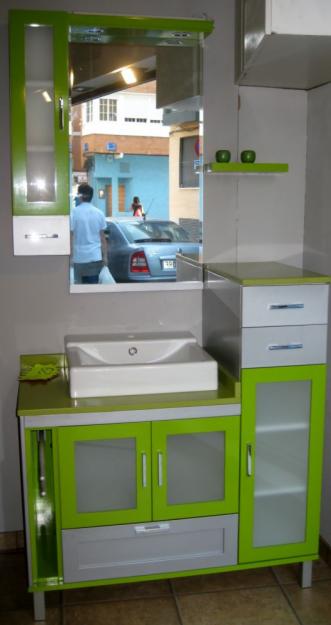 Mueble de baño pistacho