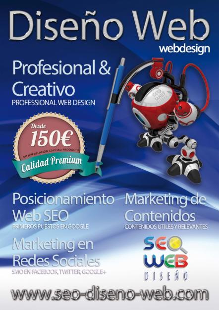 Diseño Web Profesional desde 150€