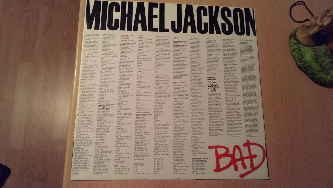 vinilos michael jackson (bad y maxi single thriller)