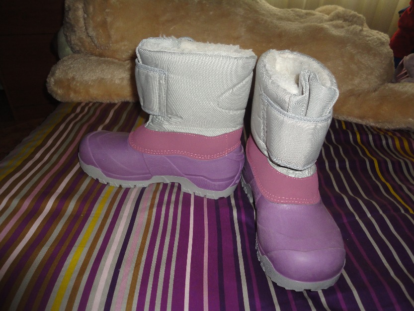 Botas de nieve rosas