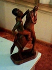 figura de madera.jinete y caballo - mejor precio | unprecio.es