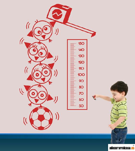 Fútbol Medidor Vinilo decorativo infantil